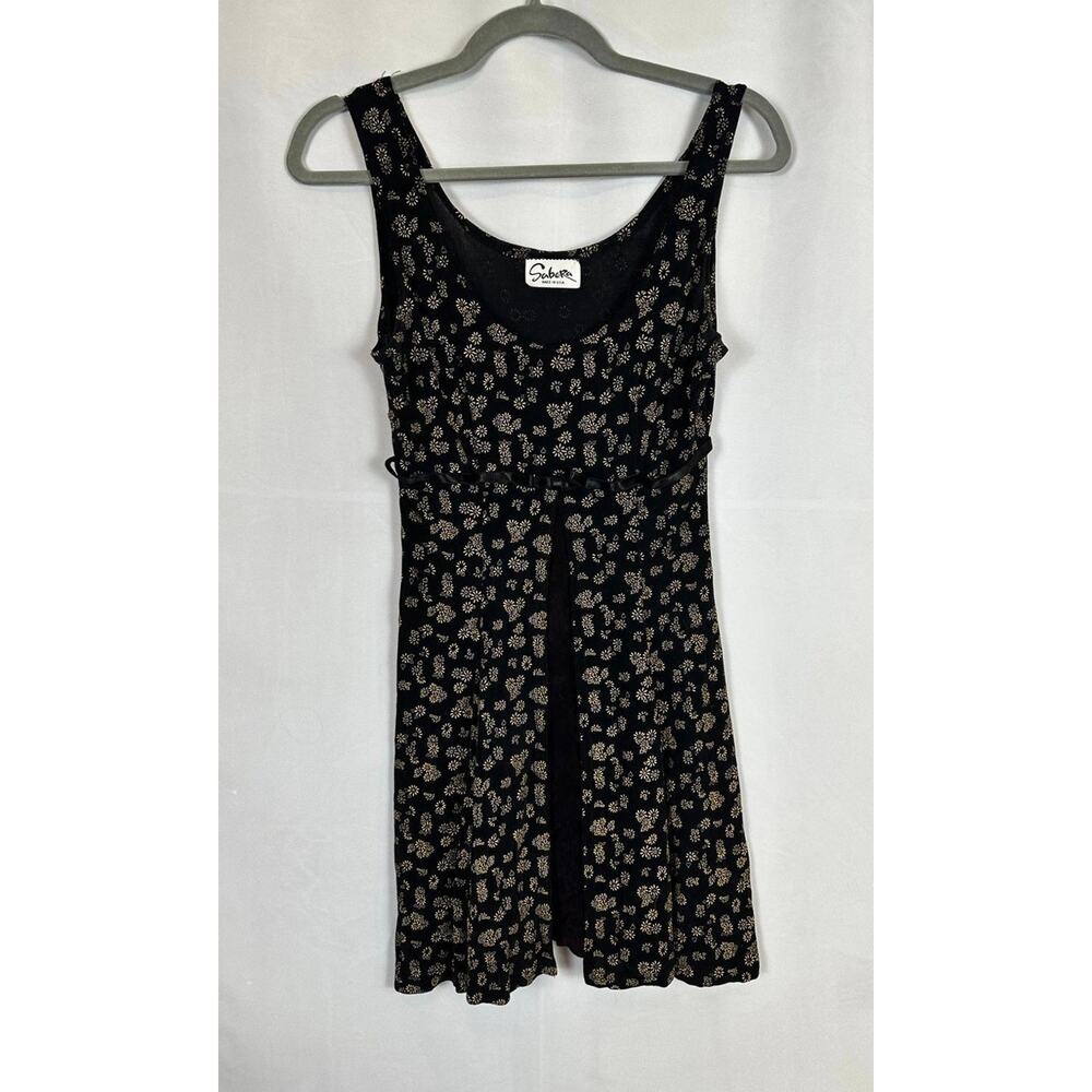 Vintage Floral Mini Dress - Picture 2 of 4